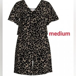 Animal print Romper